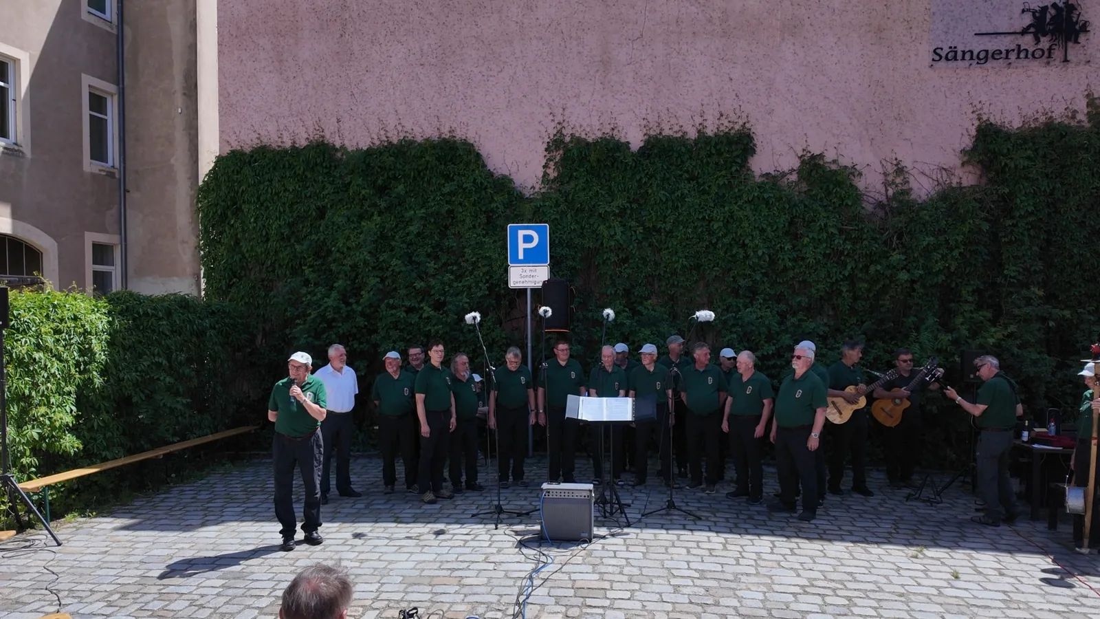 Bergsteigerchor Sebnitz bei der ersten Sängerhof Gaudi 2026 im Sängerhof in Sebnitz